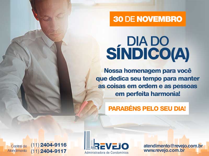 30 de Novembro dia do Síndico